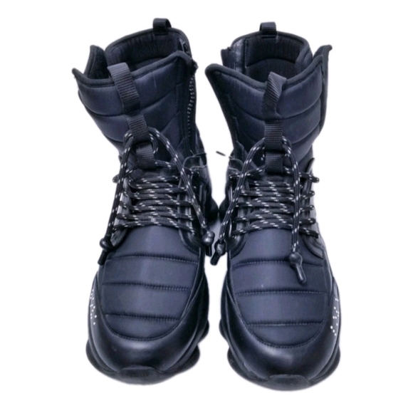 Versace Chain Reaction High-Top Sneaker Boots EU Size 42 US Mens Size 9 ( EUC) - Picture 4 of 9